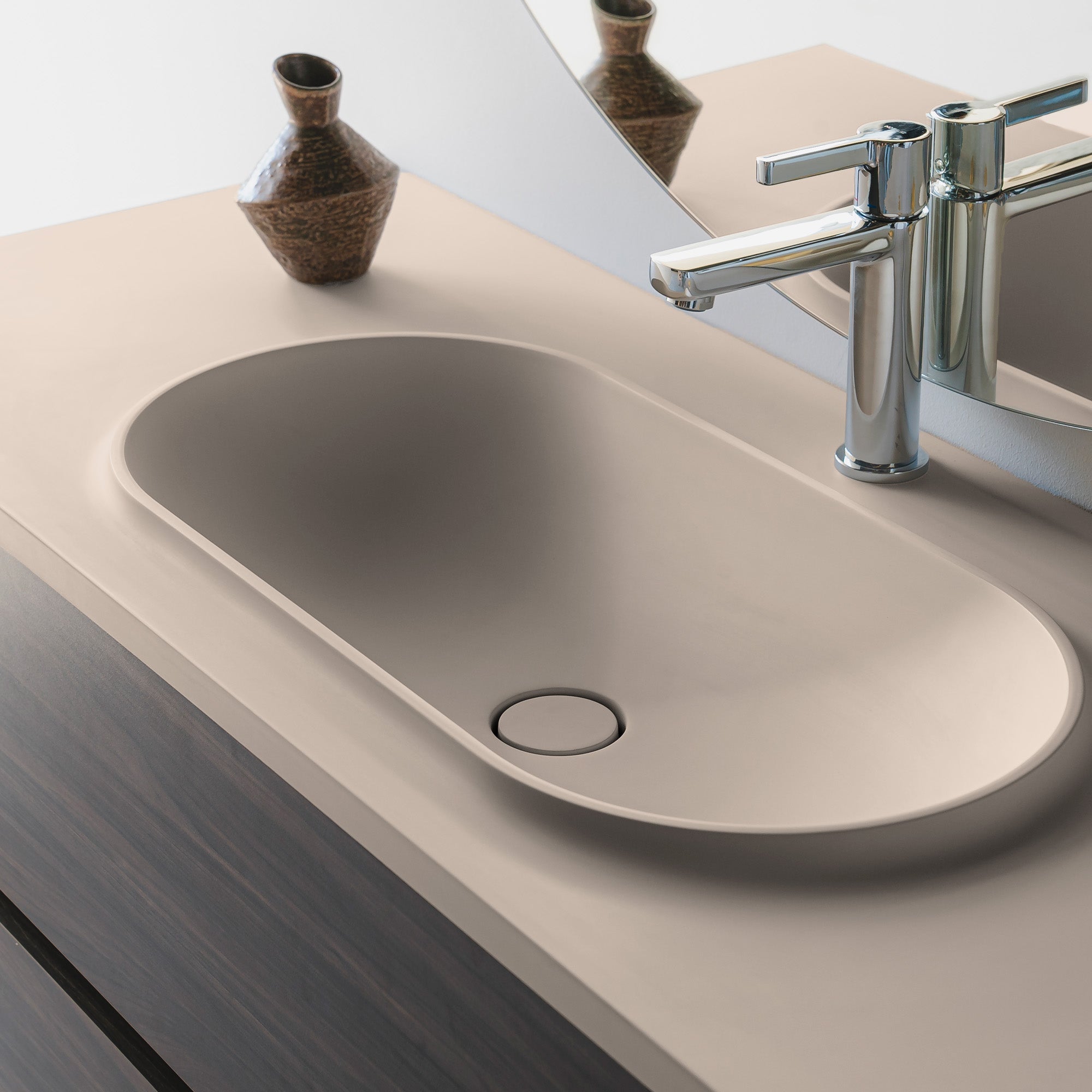 Bül avec meuble 120 Saona Foncé