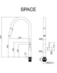 Grifo de cocina Space