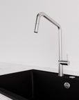 Mitigeur de cuisine avec douchette extractible Nickel POALGI