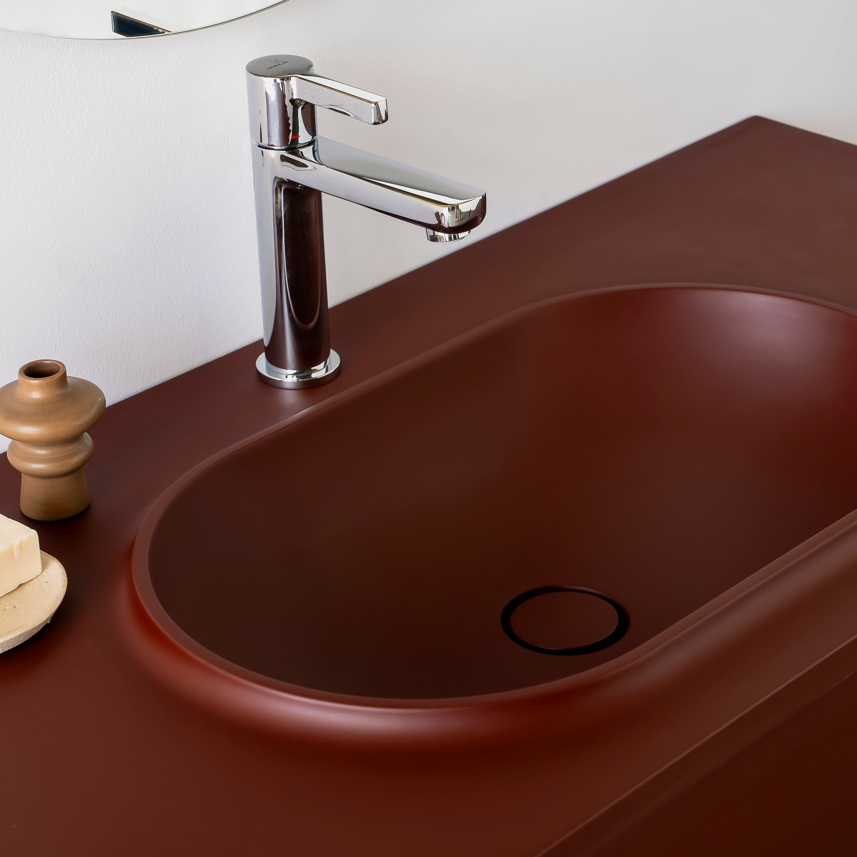 Bül avec meuble 80 Rouge Tassili