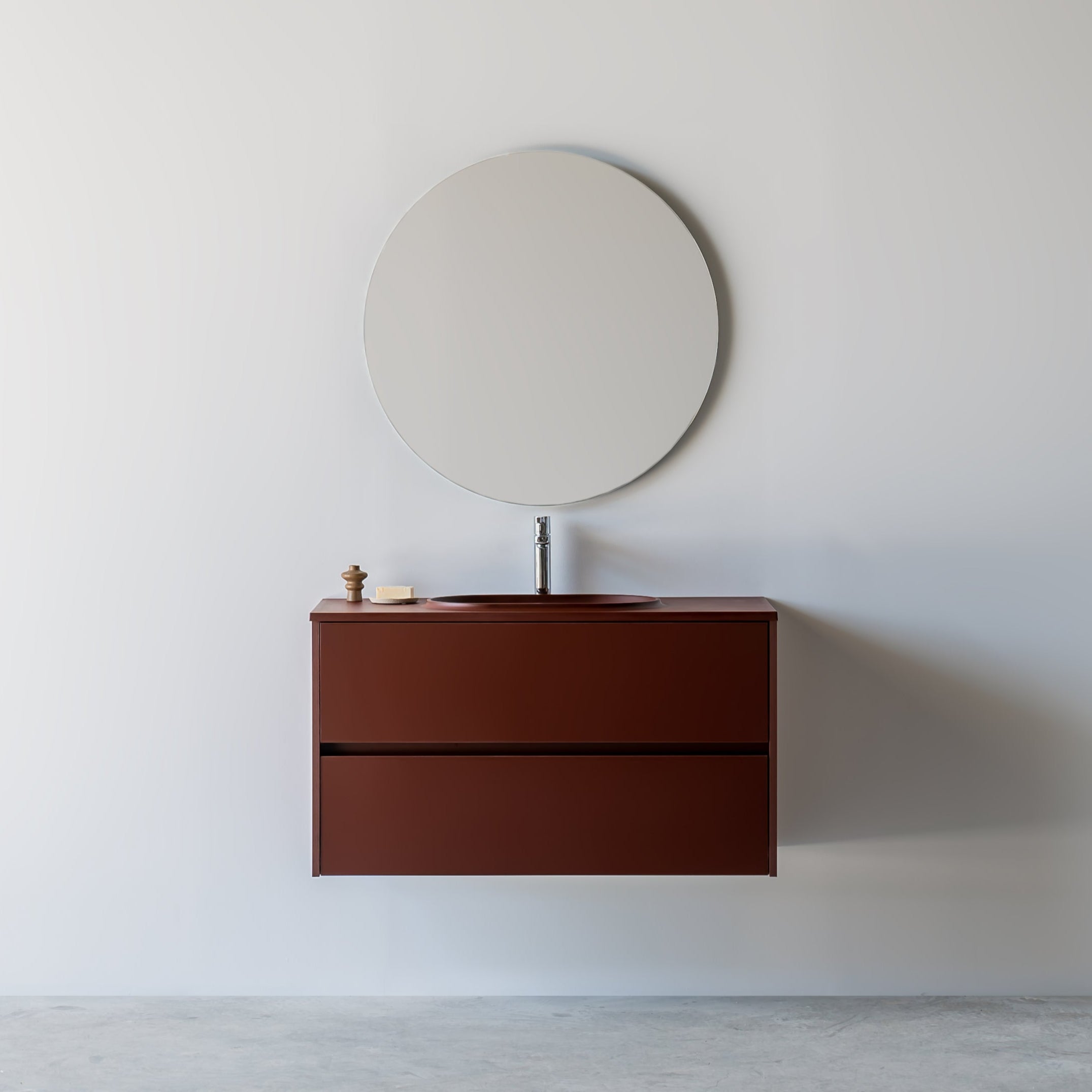 Bül avec meuble 80 Rouge Tassili