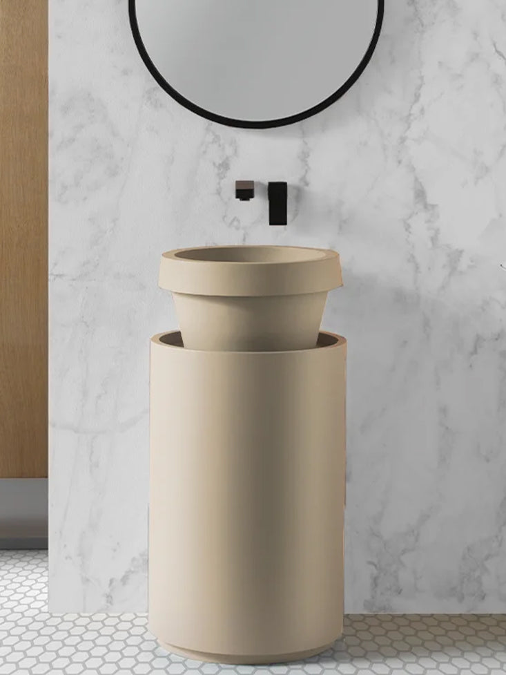 Panneau moyen avec meuble cylindrique Albero