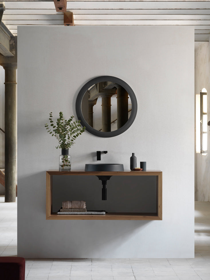 Panneau bas avec meuble Noyer 80