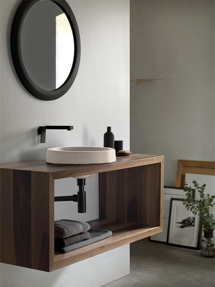 Panneau bas avec meuble Noyer 80