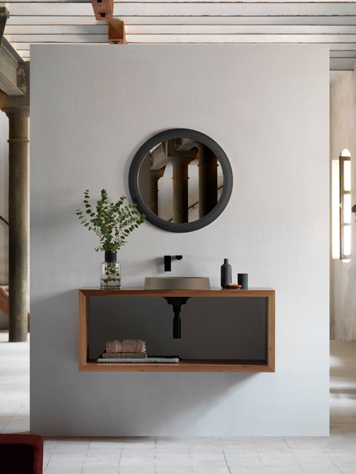 Panneau bas avec meuble Noyer 80