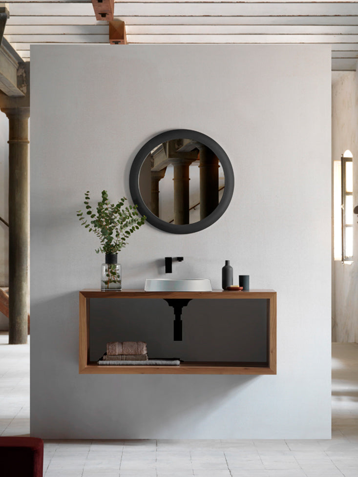 Panneau bas avec meuble Noyer 80