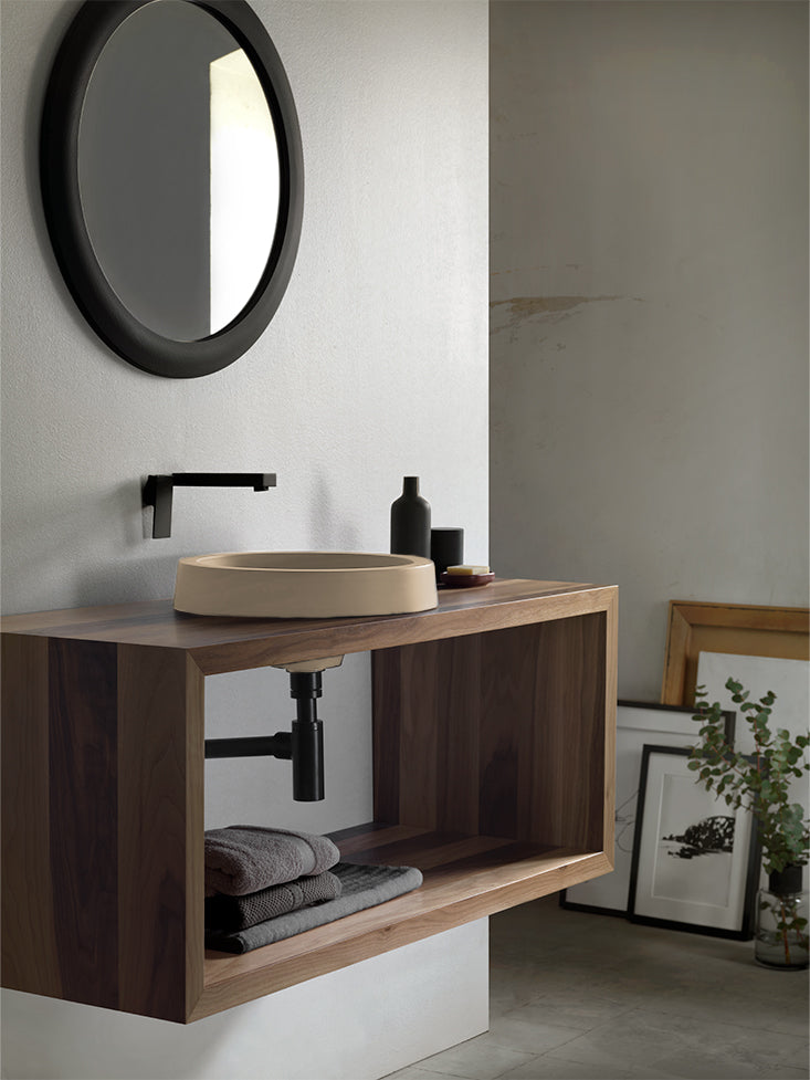 Panneau bas avec meuble Noyer 80