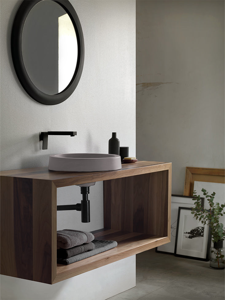 Panneau bas avec meuble Noyer 80