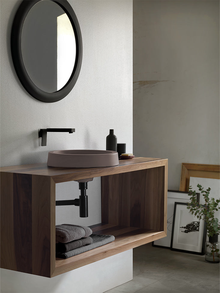 Panneau bas avec meuble Noyer 80