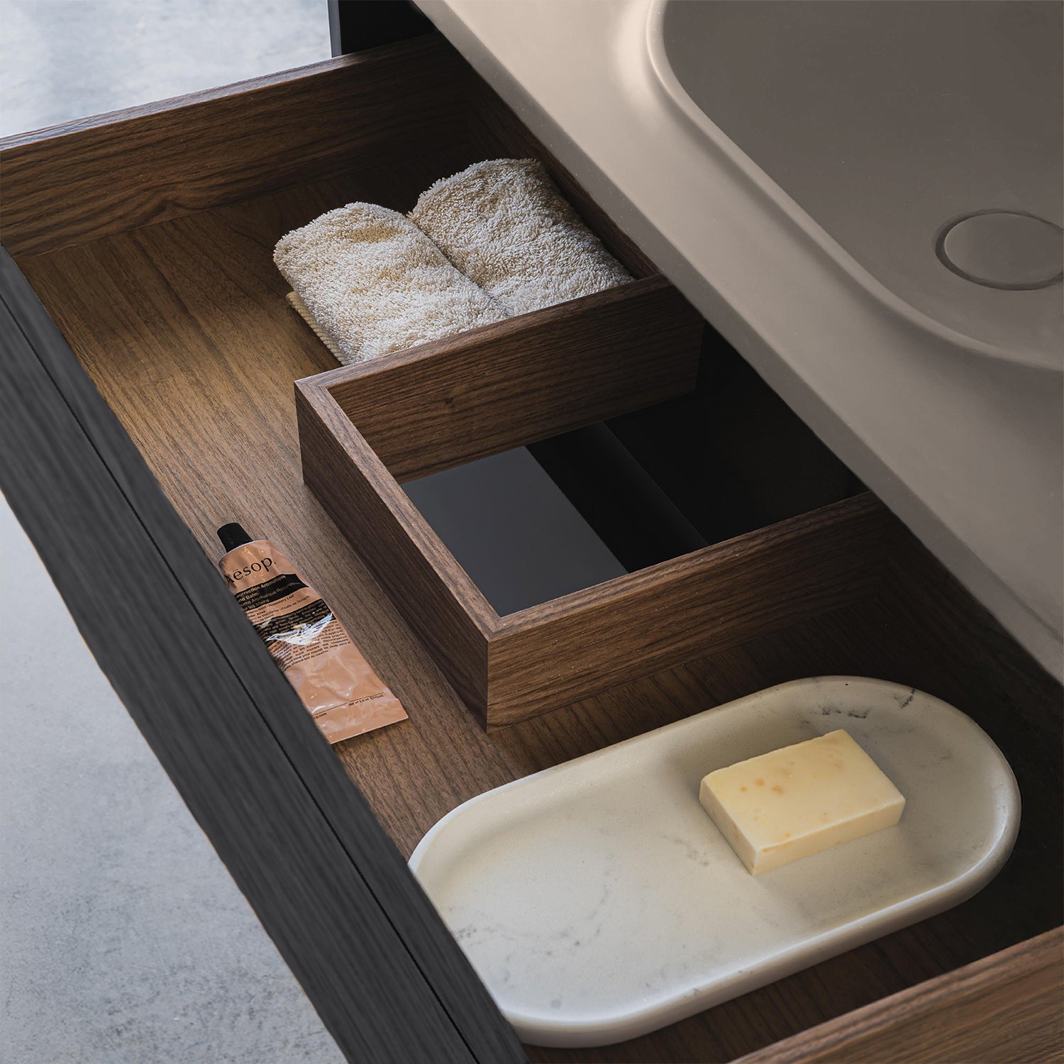 Bül avec meuble 120 Saona Foncé