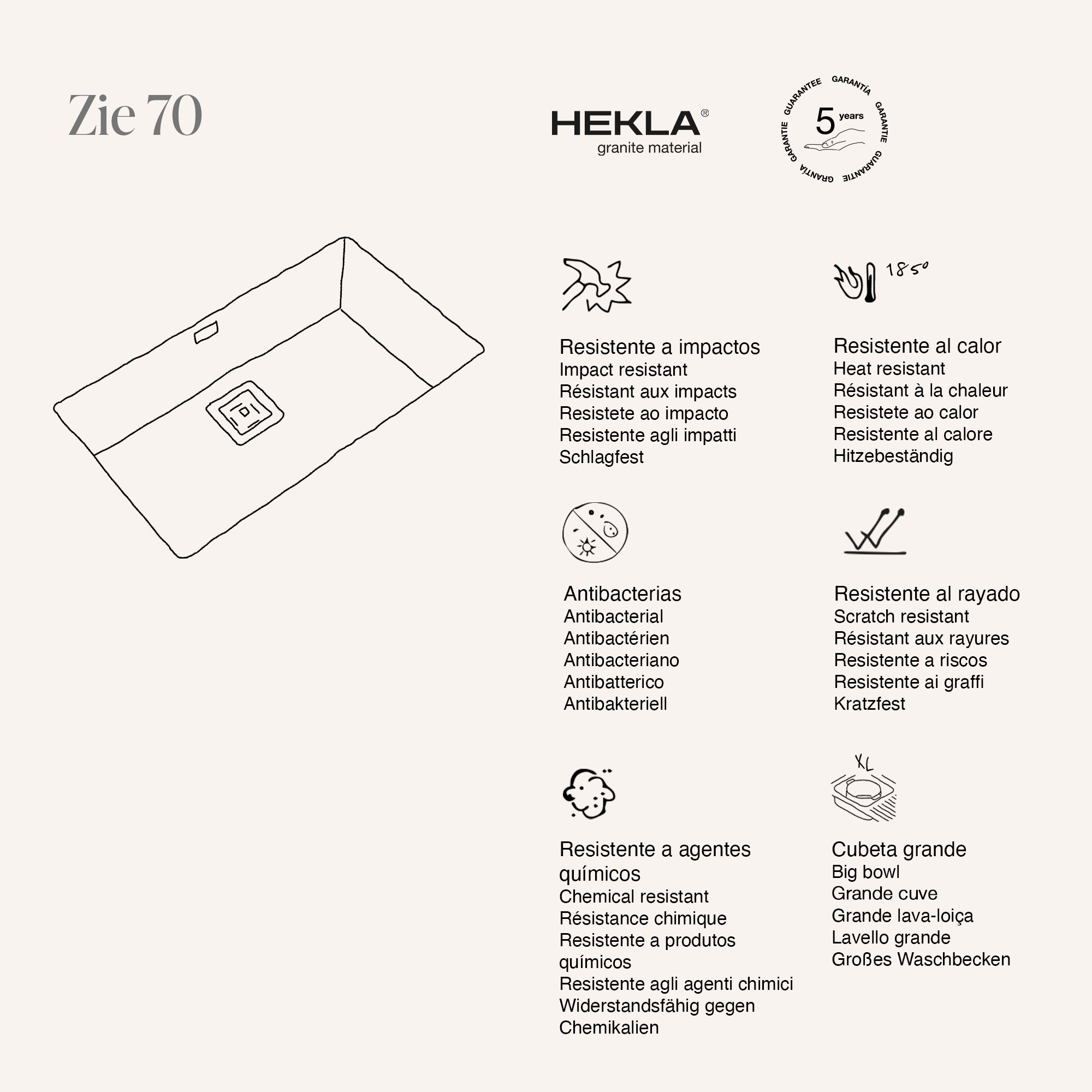 Pack Zie 70 (187) Hekla®