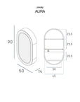 Armoire de toilette Circulaire AURA