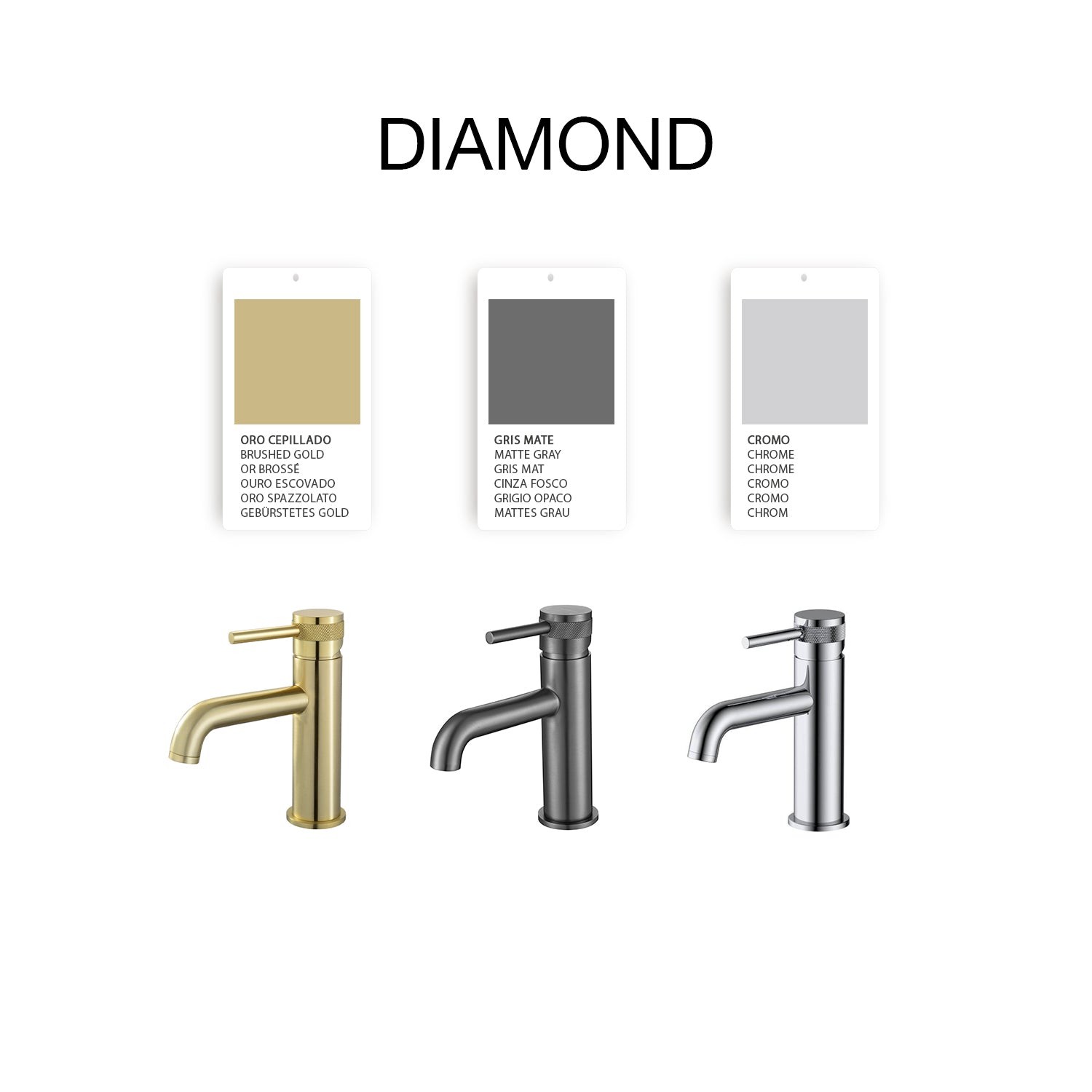 Grifo de lavabo Diamond