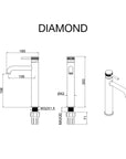 Robinet de lavabo Diamond