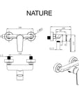 Mitigeur de douche Nature