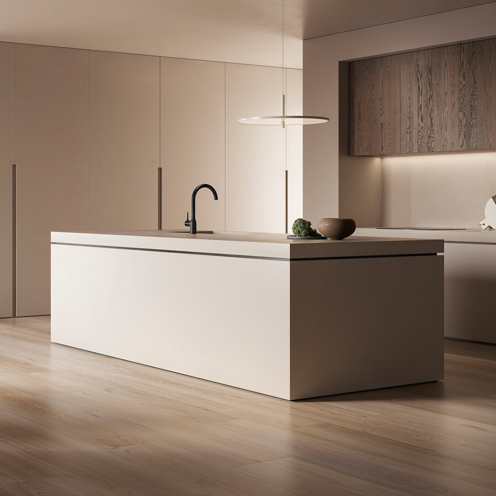 Mitigeur de Cuisine Courbé avec douchette extractible NOBILI