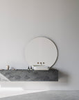 Miroir Circulaire Percé pour Trois Trous