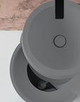 Panneau moyen avec meuble cylindrique Concret