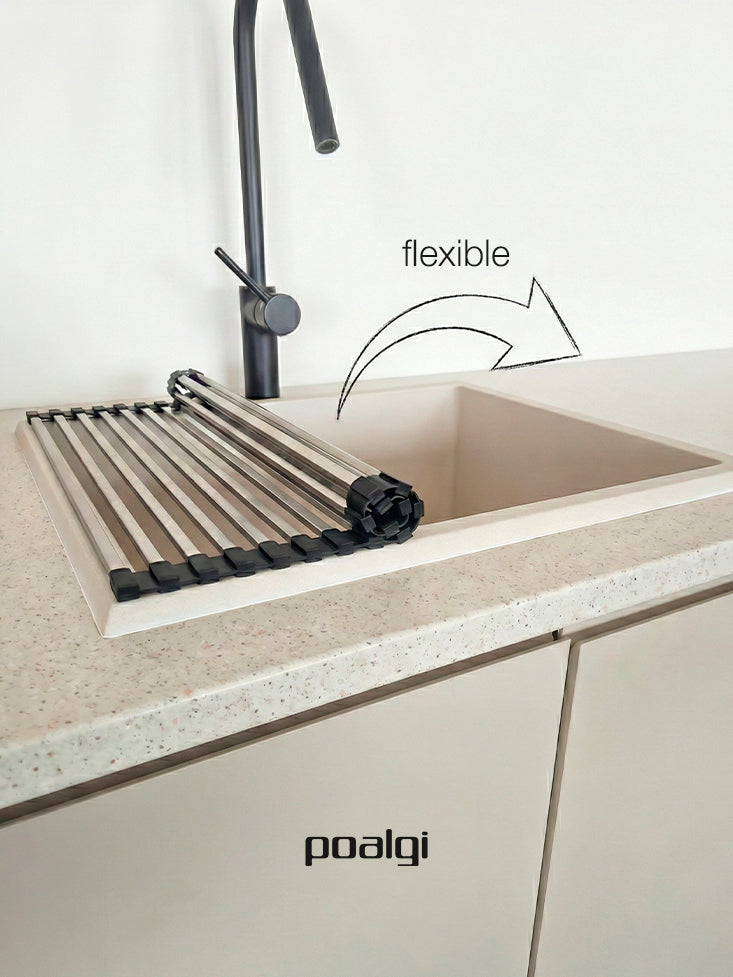 Égouttoir Flexible INOX pour évier