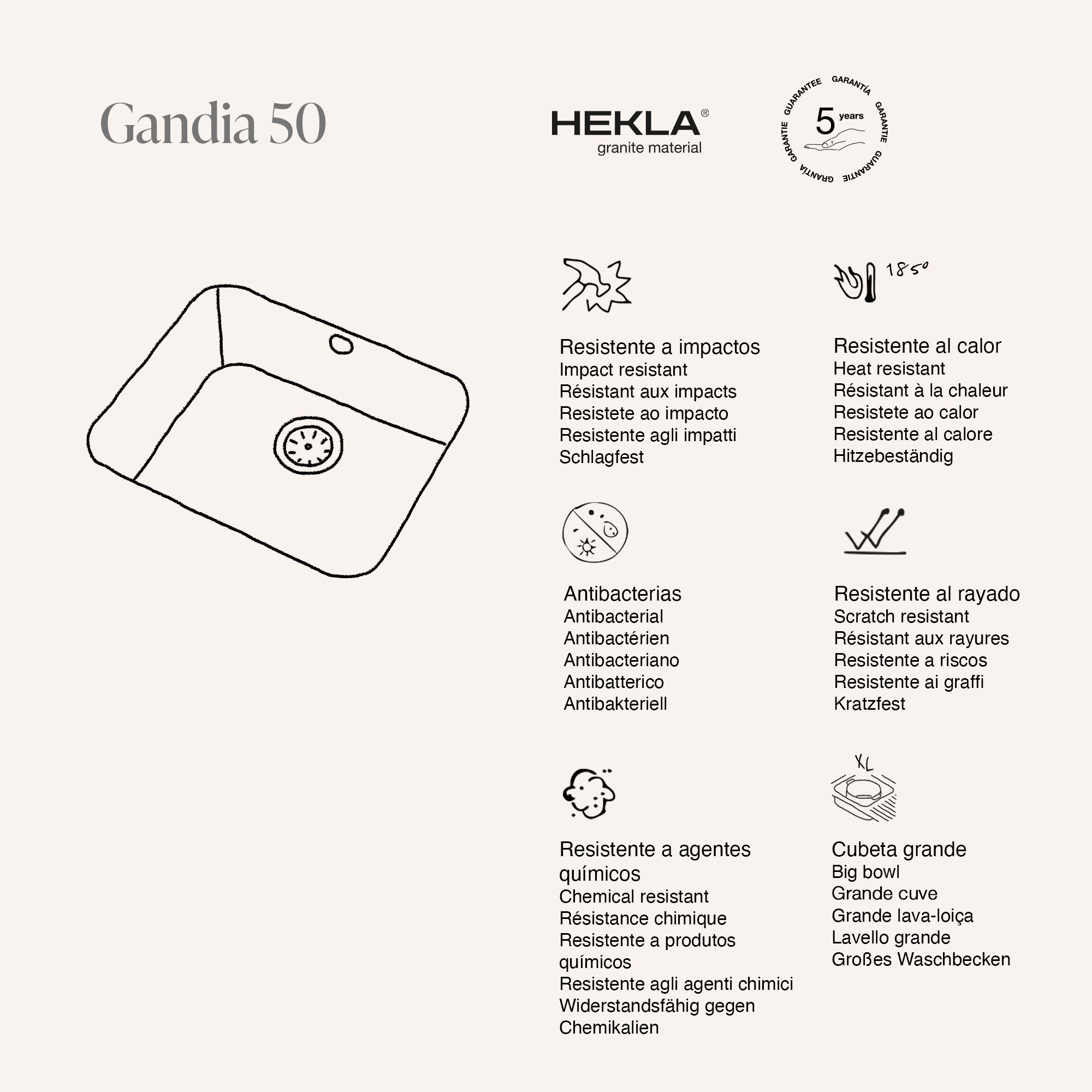 Gandia 50 Hekla®