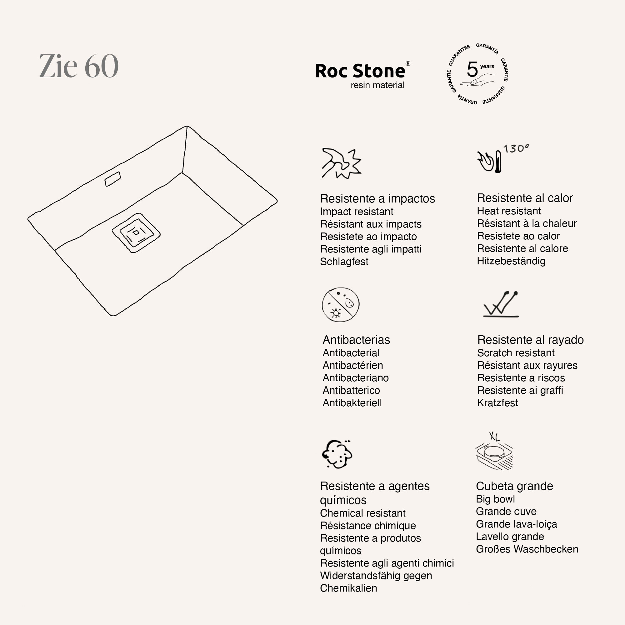 Zie 60 Roc Stone®