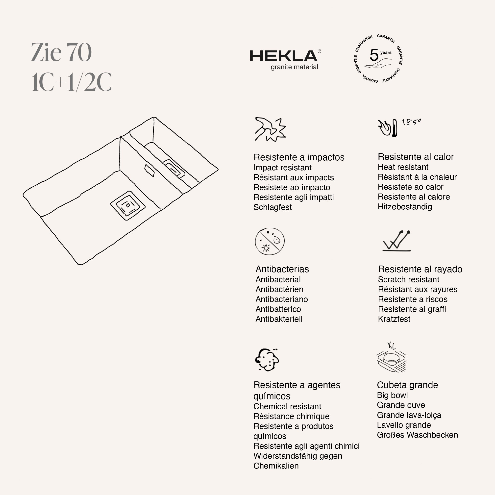 Pack Zie 70 (183) Hekla®
