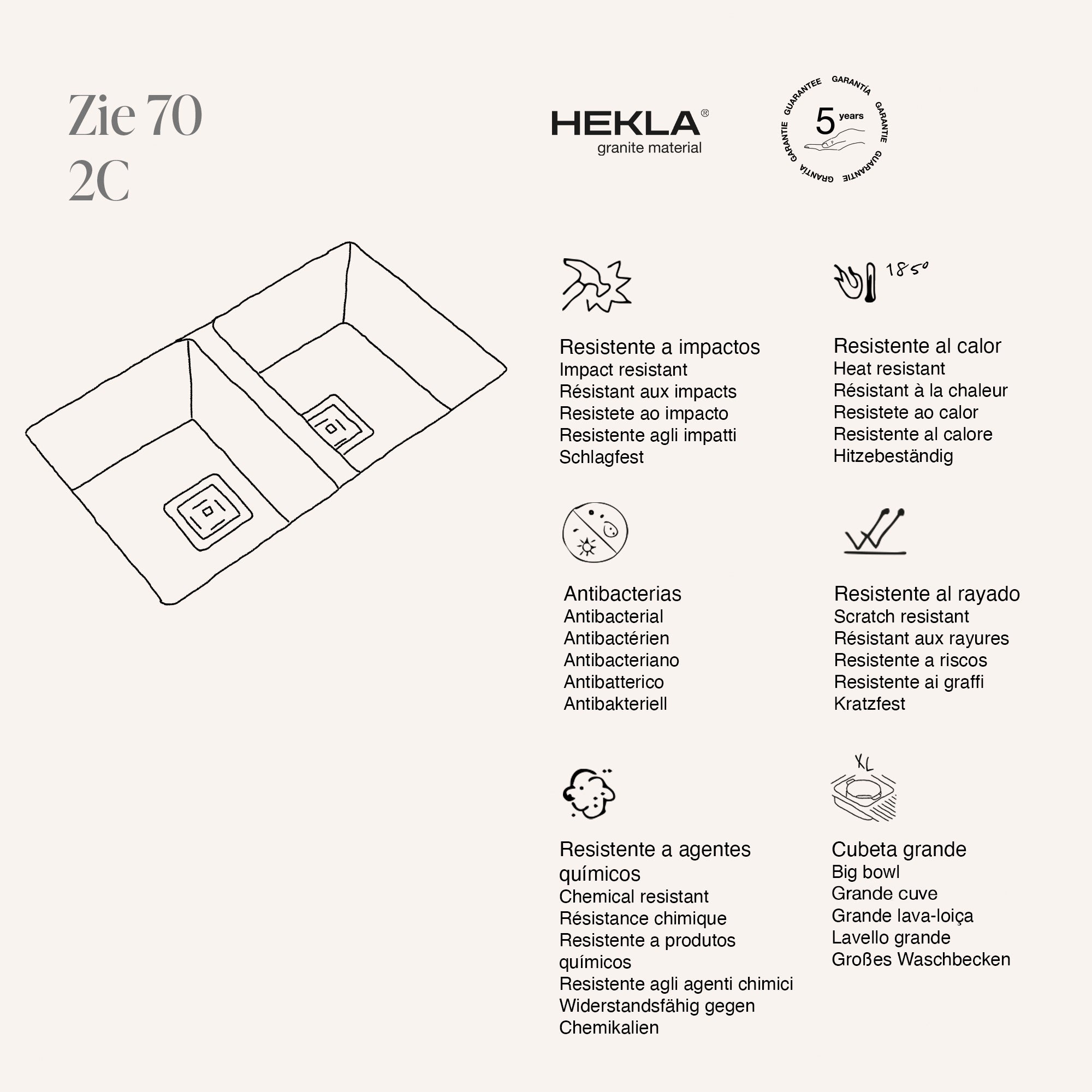 Pack Zie 70 (184) Hekla®