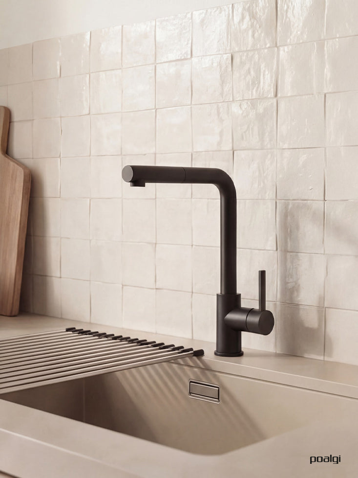 Scolapiatti flessibile INOX per lavello - immagine 7