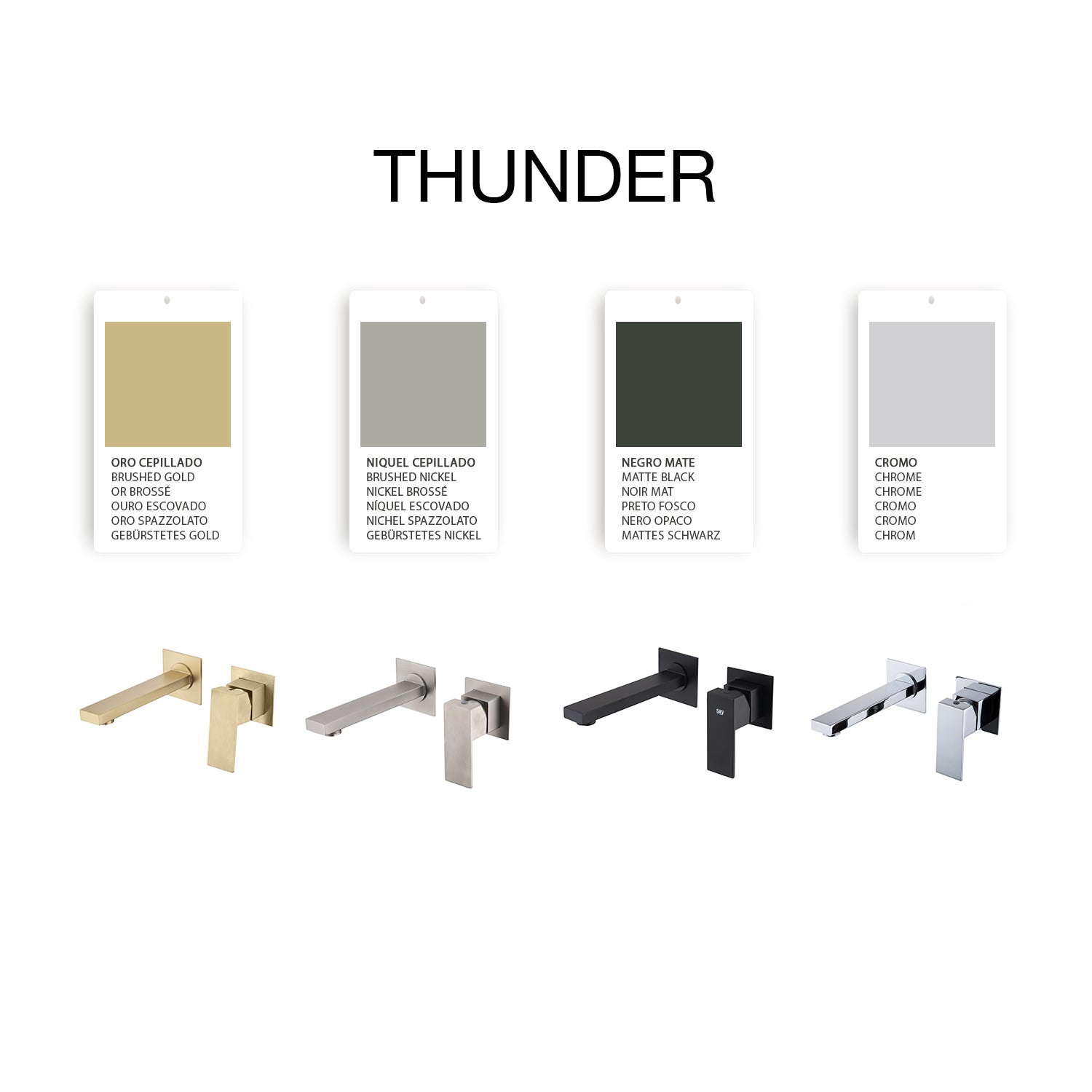 Rubinetto lavabo a incasso Thunder - immagine 3