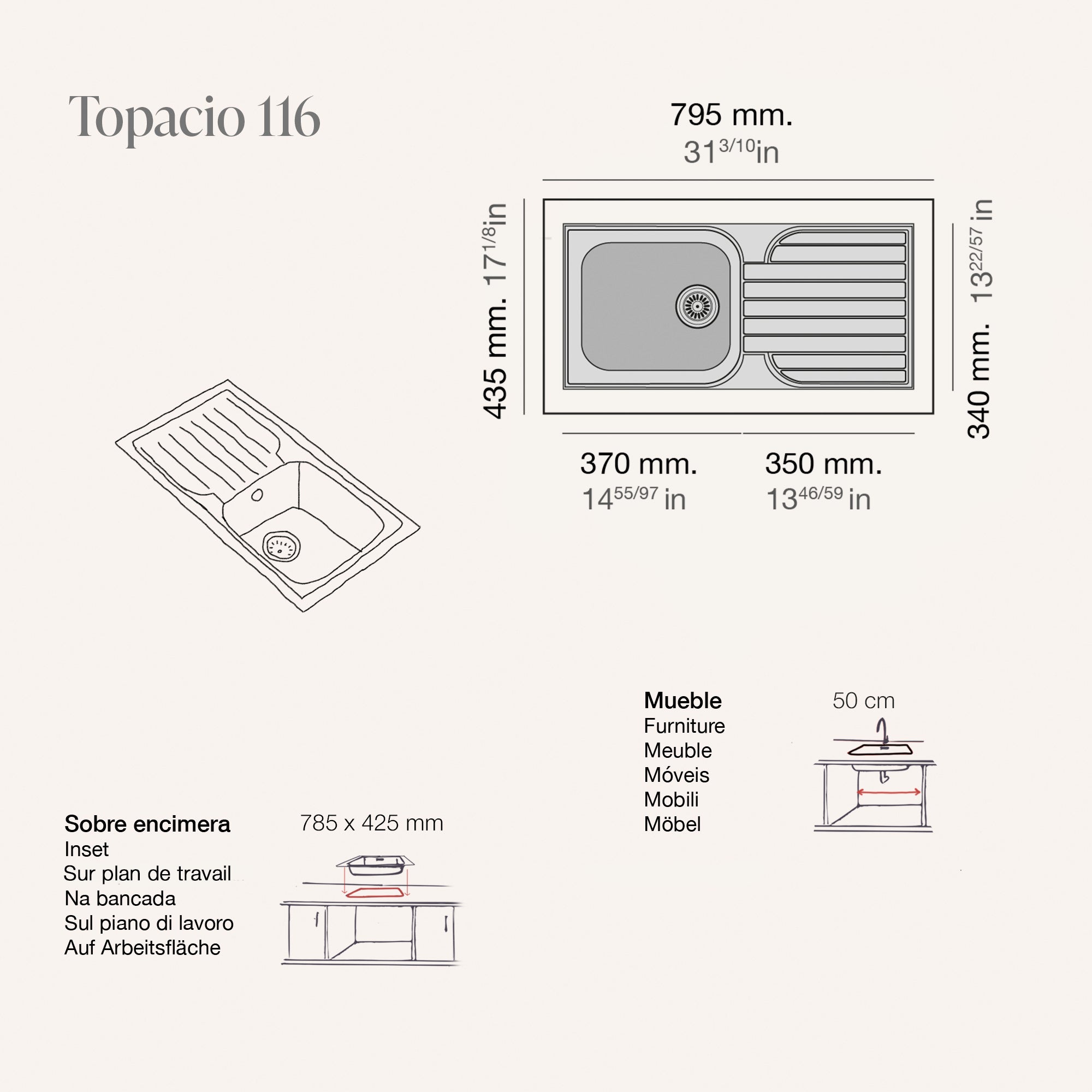Topacio Bianco Fori Speciali Scol. Destra♡ - immagine 3